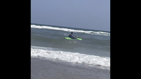 Rolling my Kayak at the Beach