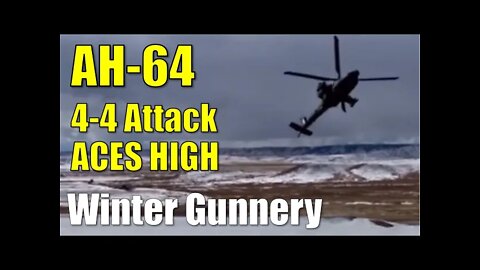 AH-64 ● 4th Attack 4th Combat Aviation Brigade ● Apache Helicopter Winter Gunnery ● 2022