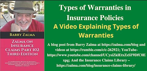 A Video Explaining Types of Warranties