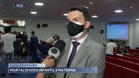 Causas evitáveis mortalidades infantil e materna