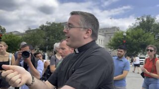 Priest lectures anti-life group