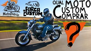 Vídeo #01: Qual moto custom comprar? 10 motos que ainda seguram o movimento Custom brasileiro.