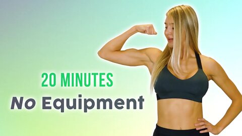 Toned Arms & Back Sculpt Workout, How to Lose Arm Fat! No Equipment, 20 Min Home Fitness Routine
