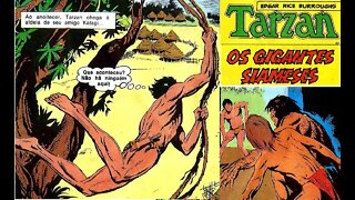 TARZAN FORMATINHO 47 B OS GIGANTES SIAMESES #tarzan #gibi #comics #quadrinhos EBAL