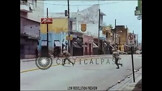 Guerra civil dominicana 1965: soldados en la Av. Duarte