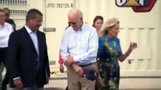 Joe Biden Walks Aimlessly Stops Mumbles "I left it here somewhere."