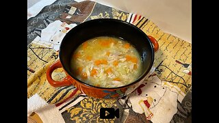 Nutritious Chicken Bone Soup / Θρεπτική Σούπα Από Κόκαλα Κοτόπουλου