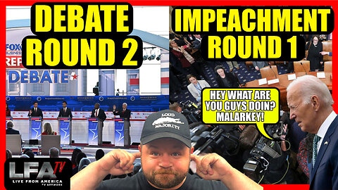 DEBATE NIGHT ROUND 2, IMPEACHMENT ROUND 1| LOUD MAJORITY 9.28.23 1pm