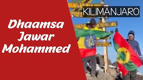 Jawar Mohammed Climb Mount Kilimanjaro To Convey Peace