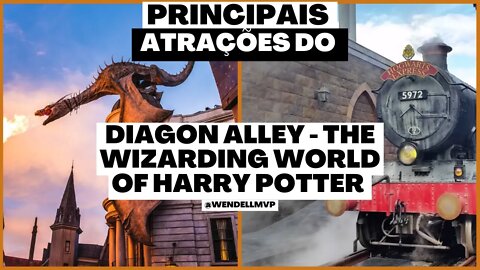 MELHORES ATRAÇÕES | DIAGON ALLEY - THE WIZARDING WORLD OF HARRY POTTER | UNIVERSAL STUDIOS