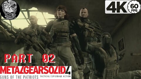 (PART 02) [Rat Patrol Team Zero One] Metal Gear Solid 4: Guns of the Patriots 4K