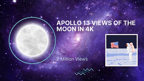 Apollo 13 Views of the Moon in 4K