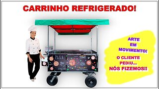 Personalização Perfeita: O Carrinho de Lanches que Realizou o Sonho do Cliente