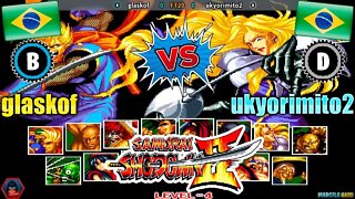 Samurai Shodown II (glaskof Vs. ukyorimito2) [Brazil Vs. Brazil]