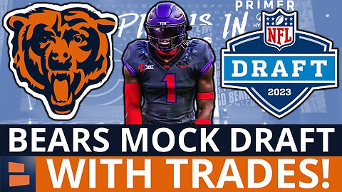 NEW Chicago Bears Mock Draft With TRADES!