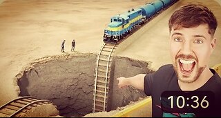 Train Vs Giant Pit