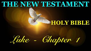 Luke - Chapter 1 DAILY BIBLE STUDY {Spoken Word - Text - Red Letter Edition}