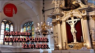 Dievkalpojuma ieraksts 2023.g. 22.janvārī (dzirdams!).