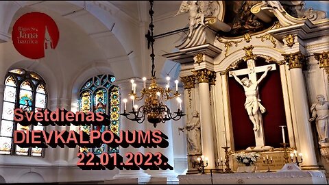 Dievkalpojuma ieraksts 2023.g. 22.janvārī (dzirdams!).