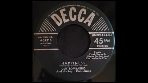 Guy Lombardo and His Royal Canadians – Happiness