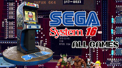 ALL SEGA SYSTEM 16 GAMES (34 TITLES)