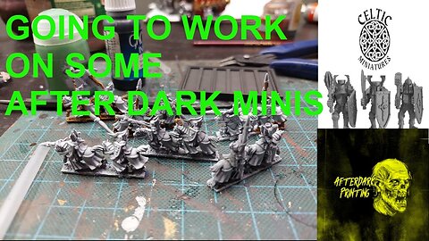 HOLY DIVER'S HANGOUT EP:25 PAINTING SOME AFTER DARK MINIATURES #warmaster