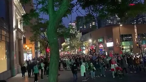 Thousands protesting in Canada's Montréal against Israel's Al-Ahli