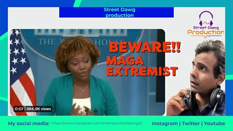 White House Warns Of MAGA EXTREMIST!!!