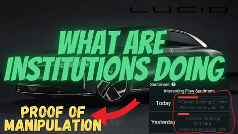 WHAT IS BIG MONEY DOING 🔥🔥 LCID BEING MANIPULATED 🚀 MUST WATCH $LCID