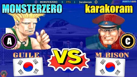 Street Fighter II': Champion Edition (MONSTERZERO Vs. karakoram) [South Korea Vs. South Korea]