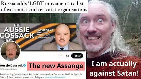 Media and Mossad no longer hide their terror. Aussie Cossack a new Assange. 𝕏 helps MD fight Canada