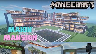 Can we complete Minecraft's Biggest modern mansion ??? How many days will it take ????
