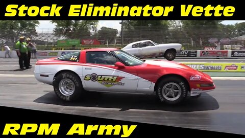 South Motorsports Stock Eliminator Corvette JEGS SPEEDweek