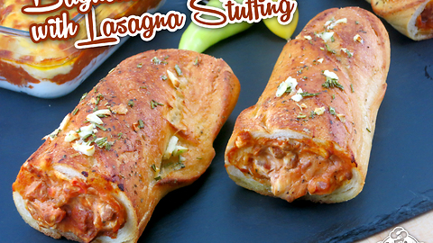 How to make a baguette with lasagna stuffing