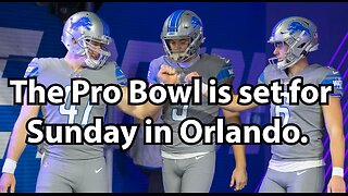 The Pro Bowl is set for Sunday in Orlando.