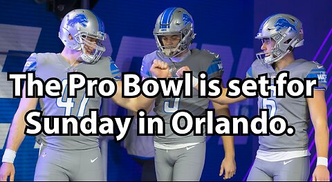 The Pro Bowl is set for Sunday in Orlando.