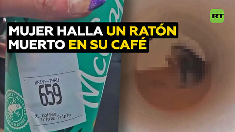 Mujer encuentra un ratón muerto en su café del McDonald’s