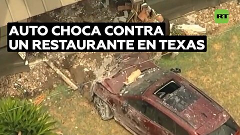 Más de 20 personas resultan heridas tras chocar un auto contra un restaurante en Texas