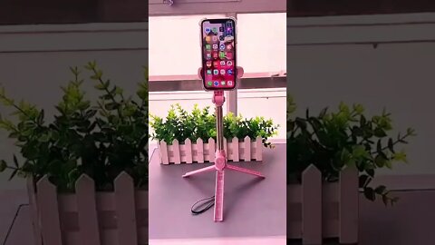 Mobile selfie stick with holder 2in one
