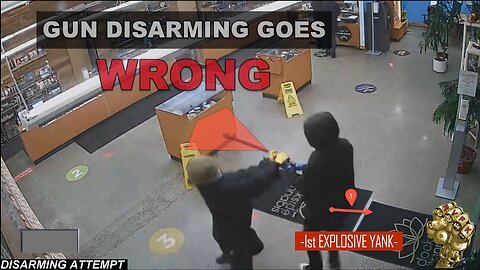 Gun disarming goes wrong | Man shot 6 times during pot shop robbery | Real Violence For Knowledge