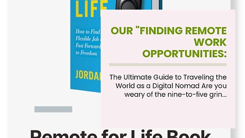 Our "Finding Remote Work Opportunities: Resources for Aspiring Digital Nomads" PDFs