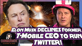 Elon Musk DECLINES Former T-Mobile CEO to run TWITTER😆