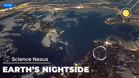 This how the Earth’s nightside looks like