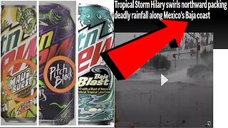 Hurricane Hilary went along Mexico's Baja coast (Wait till you see this)