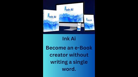 Ink Ai world's first Ai e-Book Creator app review