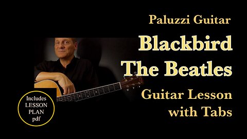 Beatles Blackbird Acoustic Guitar Lesson for Beginners