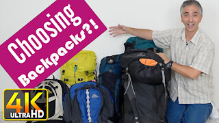 How to Choose a Backpacking Backpack Detailed (4k UHD)