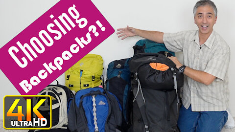 How to Choose a Backpacking Backpack Detailed (4k UHD)