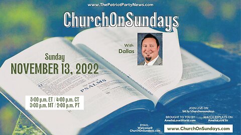 Church On Sundays, with Dallas | November 13, 2022