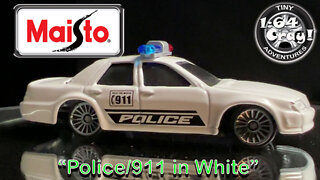 “Police/911 in White”- Model by Maisto